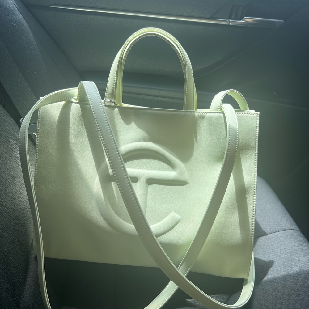Hardly used Telfar bag, comes in duster. I have receipt proof as well.